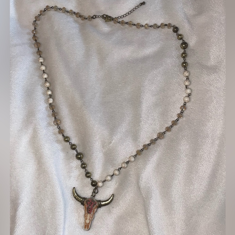 Shyanne Steer Head Necklace